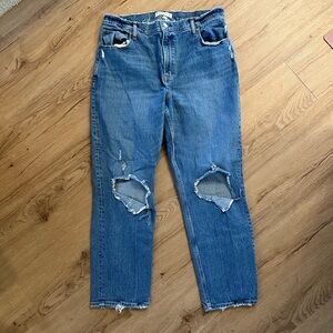 Abercrombie & Fitch The 90’s Straight Ultra High Rise - Curve Love